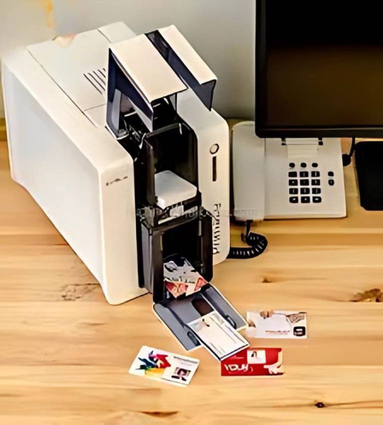 Imprimante Carte D'identité Double Face, badges,  imprimante de cartes à puce en plastique